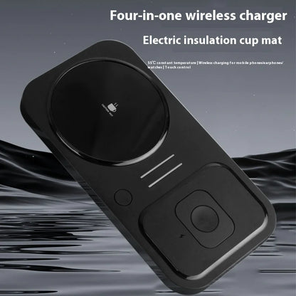 4-in-1 Wireless Charger &amp; Heating Coaster