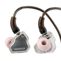 Linsoul 7Hz x Crinacle Zero:2 in Ear Monitor Updated 10mm Dynamic Driver IEM Wired Earbuds Earphones Gaming Earbuds OFC IEM Cable with Microphone for Musician (Silver) - Oana Prime Shop