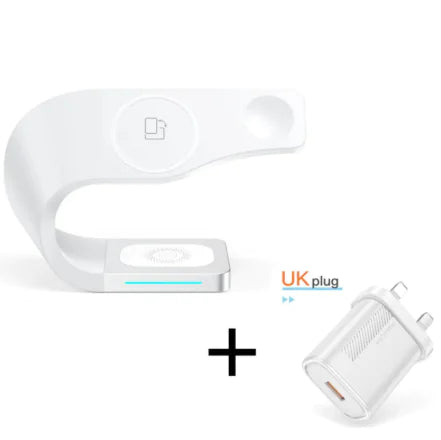 Wireless 4-in-1 Charger for Phone, Watch & Earbuds - Oana Prime Shop