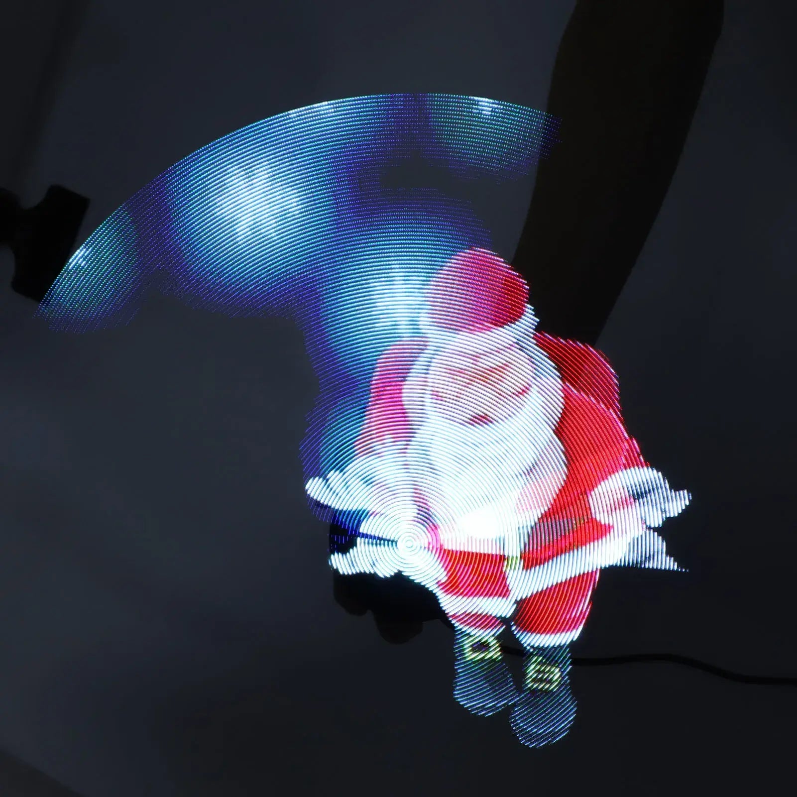 3D Hologram Fan 224 LED Light Beads - Oana Prime Shop