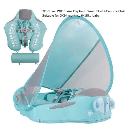 Smart Swim Trainer with Sunshade Canopy (Single)