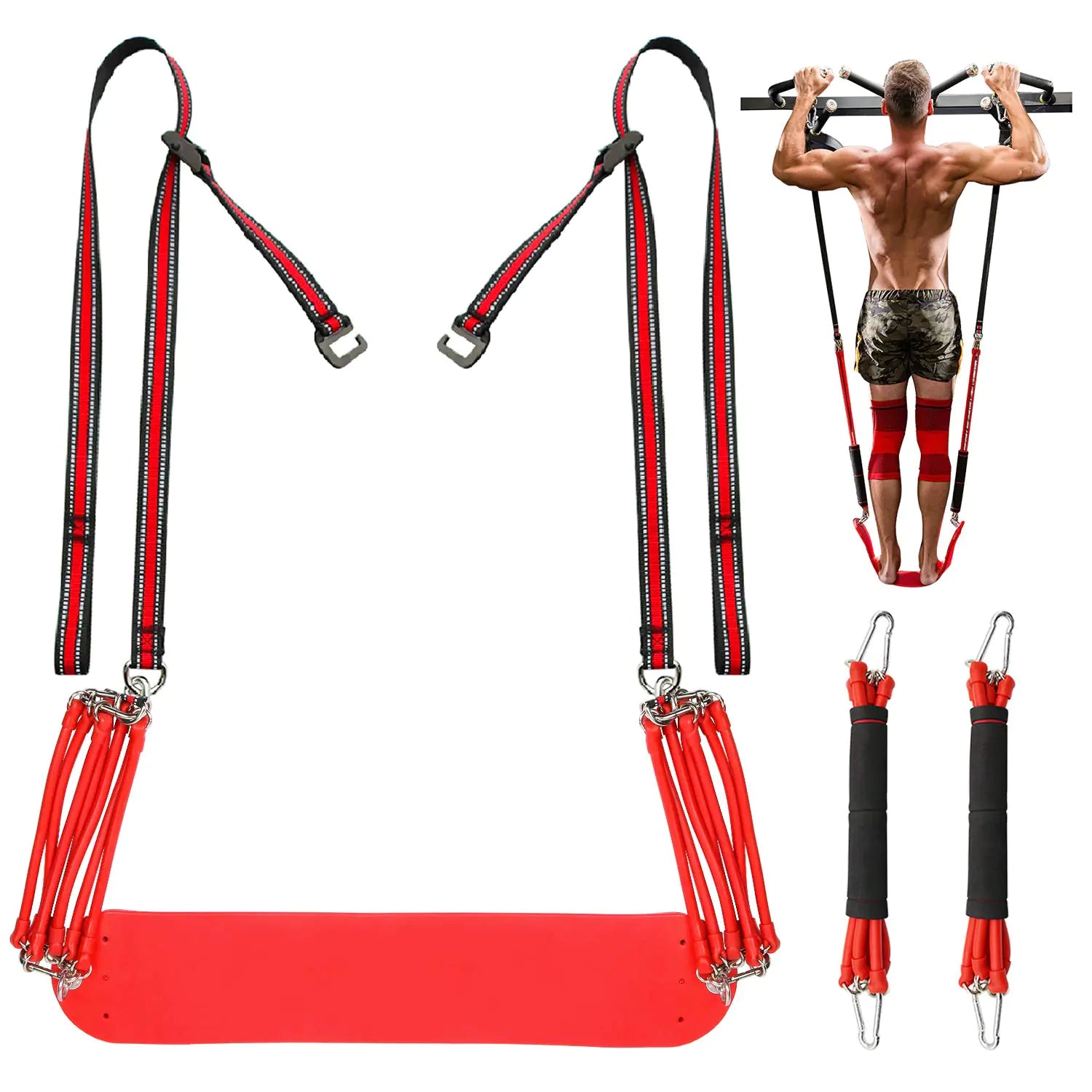 SYNTECSO 440 Lbs Pull Up Assistance Bands Pull-up Assist Bands Heavy-Duty Pull Up Resistance Bands for Chin-up Workout - Oana Prime Shop