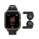 2-in-1 Smart Watch with Bluetooth Earphones and Health Monitor - Oana Prime Shop