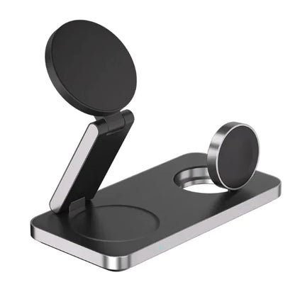 4-in-1 Magnetic Wireless Charger for Phone, Watch &amp; Earbuds