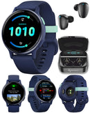 Garmin Vivoactive 5 AMOLED GPS Smartwatch + Earbuds