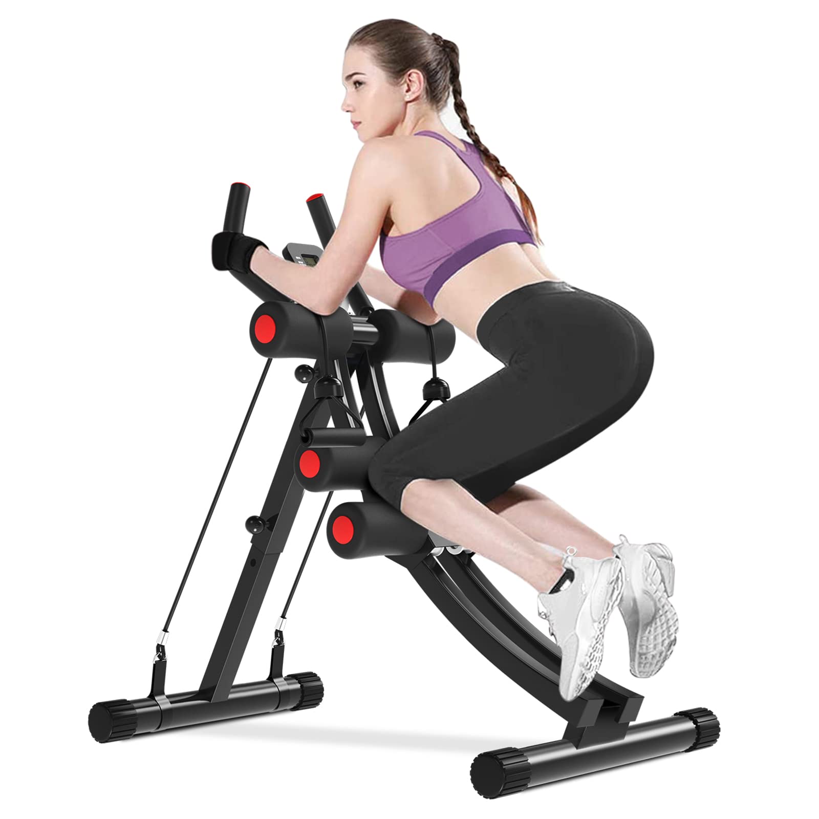 COSTWELL Foldable Ab Machine Core Workout Trainer Home Gym