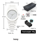 Phantom Black 41mm Quartz Watch by Jean Poedagar (One Set) - Oana Prime Shop