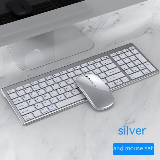 Bluetooth Dual-Mode Rechargeable Keyboard & Mouse Set - Oana Prime Shop