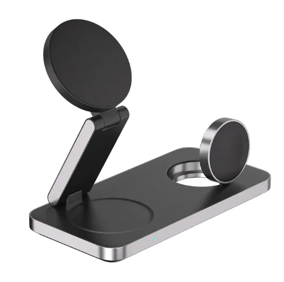 4-in-1 Magnetic Wireless Charger for Phone, Watch &amp; Earbuds