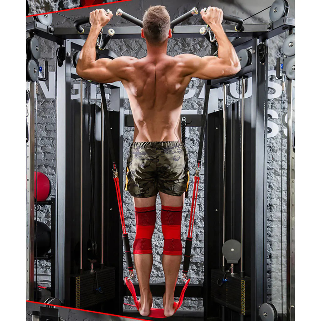 Indoor Pull-Up Trainer with Resistance Bands and Accessories - Oana Prime Shop