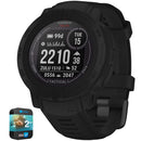 Garmin Instinct 2 Solar Tactical Smartwatch Bundle Black