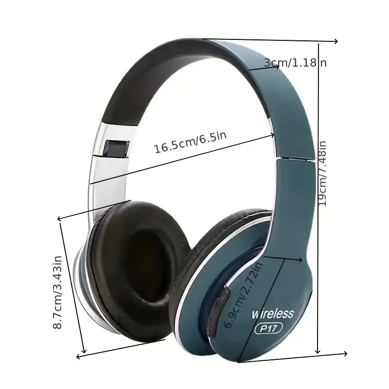 P17 Bluetooth Wireless Headset with Subwoofer