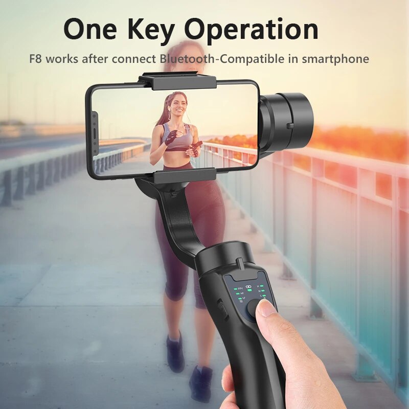 F8 Handheld 3-Axis Gimbal Stabilizer for Smartphones