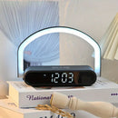 LED Alarm Clock with Wireless Fast Charging & Night Light