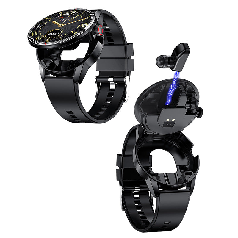 R6 V22 TWS Smartwatch with Heart Rate & Blood Oxygen