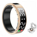 Smart Ring LED Touch HR SpO2 Sleep Tracker Waterproof Ring