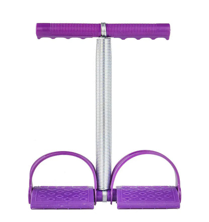 Spring Foot Pedal Leg Trainer with Resistance Bands