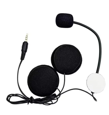 Half Helmet Headphone with Microphone (One Set)