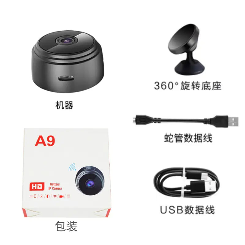 A9 Camera with Card Slot and Cloud Storage WIFI HD - Oana Prime Shop