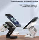 3 IN 1 FOLDABLE WIRELESS CHARGER - Oana Prime Shop