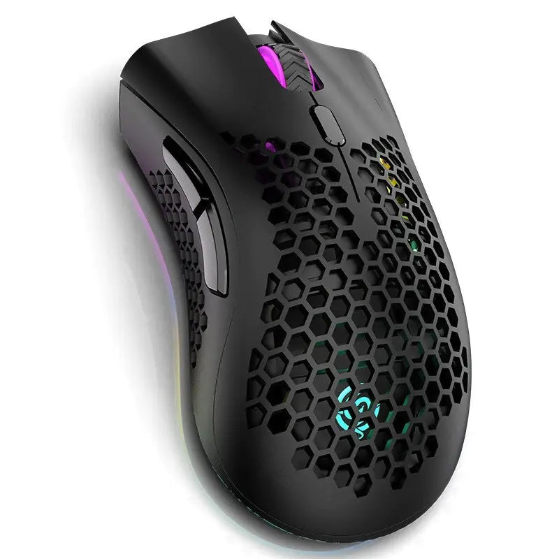 BM600 Rechargeable Wireless RGB Gaming Mouse for PC - Oana Prime Shop