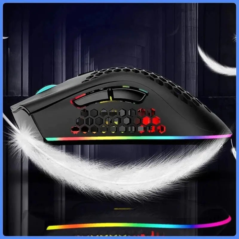 BM600 Rechargeable Wireless RGB Gaming Mouse for PC - Oana Prime Shop