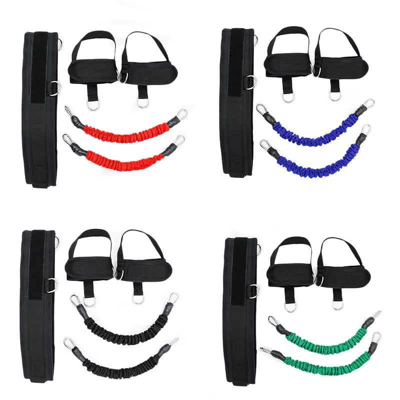 Leg Resistance Trainer with Elastic Bands for Workouts - Oana Prime Shop