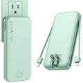 Nusyddy Portable Charger with Built in Cable and AC Wall Plug USB C Power Bank 12000mAh 22.5W Super Fast Charging Lightweight Portable Phone Charger Travel Battery Pack for iPhone Samsung Tablets - Oana Prime Shop
