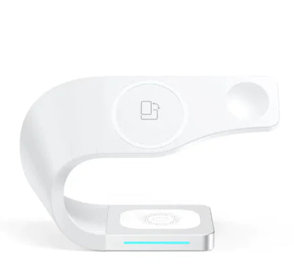 Wireless 4-in-1 Charger for Phone, Watch &amp; Earbuds