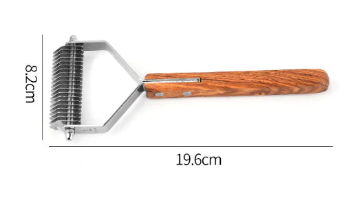 Knotted Comb for Pet Hair (One Piece)