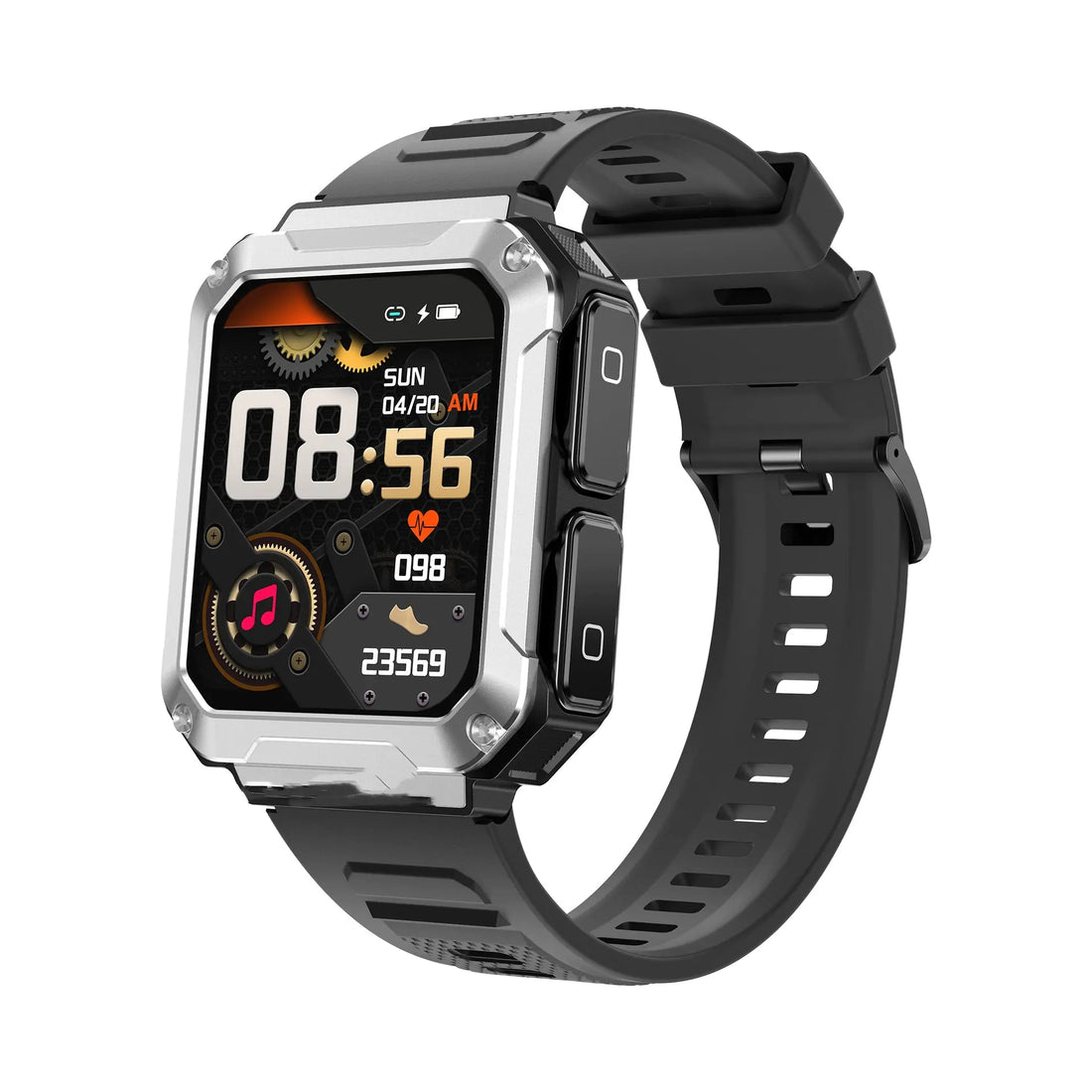 2-in-1 Smart Watch with Bluetooth Calling Feature