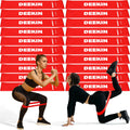 Deekin 20 Pcs Resistance Bands Resistance Loop Exercise Bands Exercise Equipment Elastic Band for Women and Men Home Fitness Gym Yoga (Red 35-40 lbs) - Oana Prime Shop