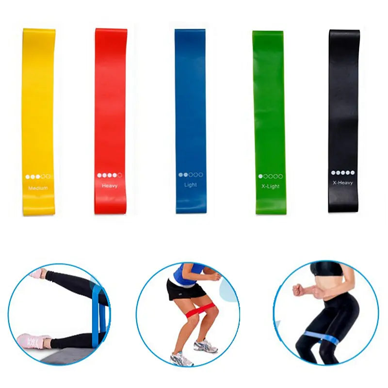 Natural Latex Resistance Bands for Fitness and Yoga - Oana Prime Shop