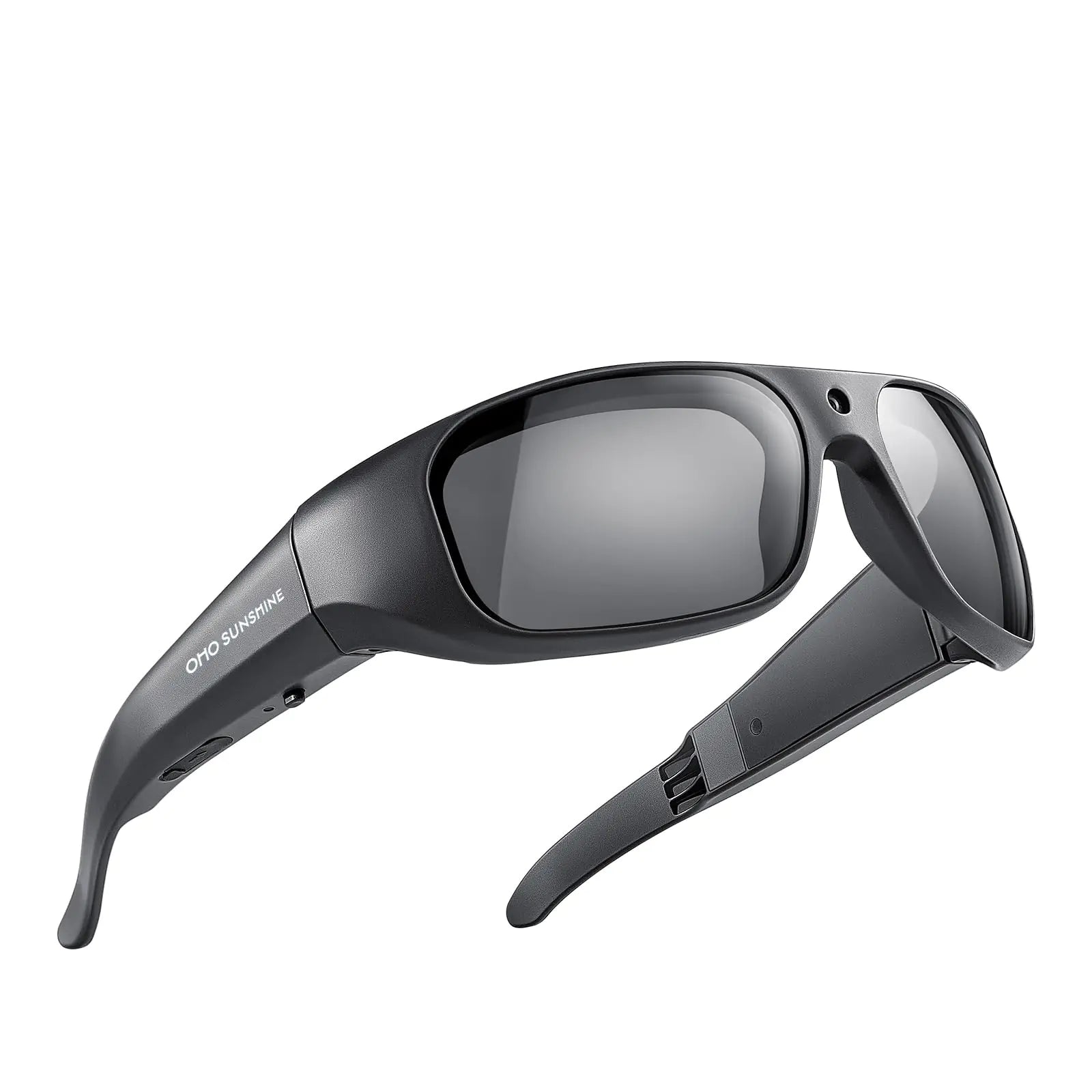 OhO sunshine Camera Sunglasses4K Video 24M Resolution H.265 Smart Glasses with Built-in 64G MemorySafety Sunglasses for Outdoor Adventures - Oana Prime Shop