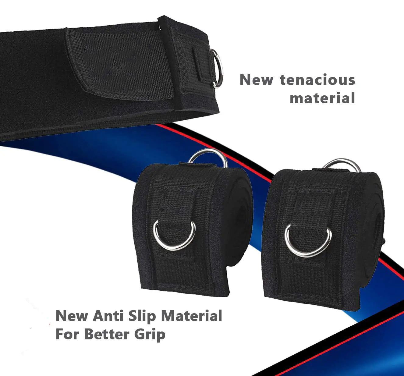 Multi-Spec Latex Resistance Bands Set for Leg Training