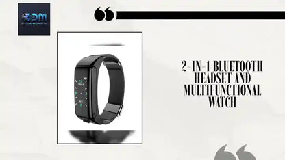 2-in-1 Bluetooth Headset and Multifunctional Watch by@Outfy