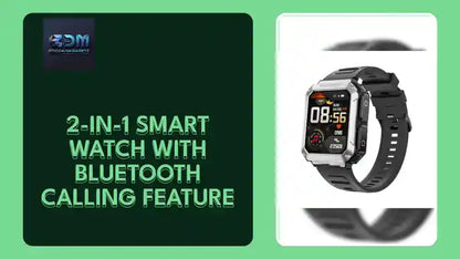 2-in-1 Smart Watch with Bluetooth Calling Feature by@Outfy