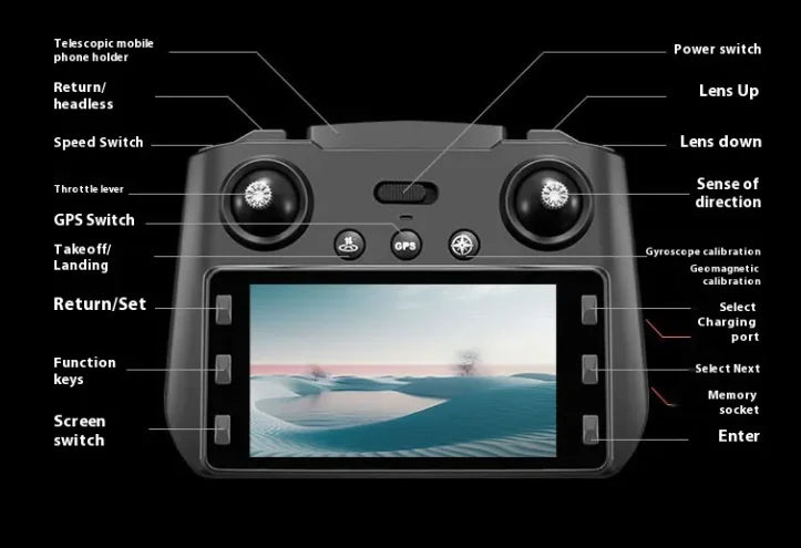 HD Camera Drone with GPS & Obstacle Avoidance - Oana Prime Shop