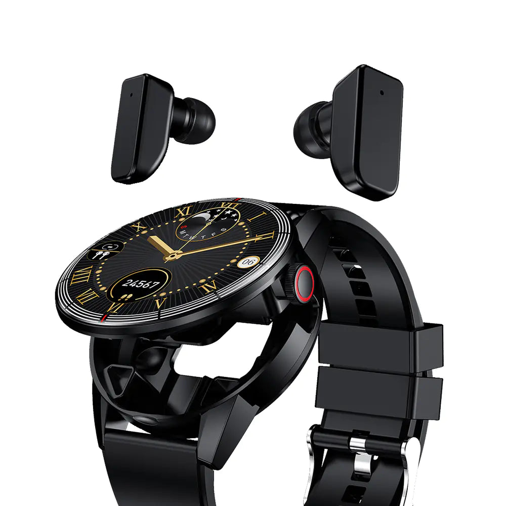 New Waterproof Heart Rate TWS Earbuds Smart Watch - Oana Prime Shop