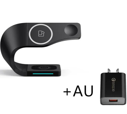 Wireless 4-in-1 Charger for Phone, Watch & Earbuds - Oana Prime Shop