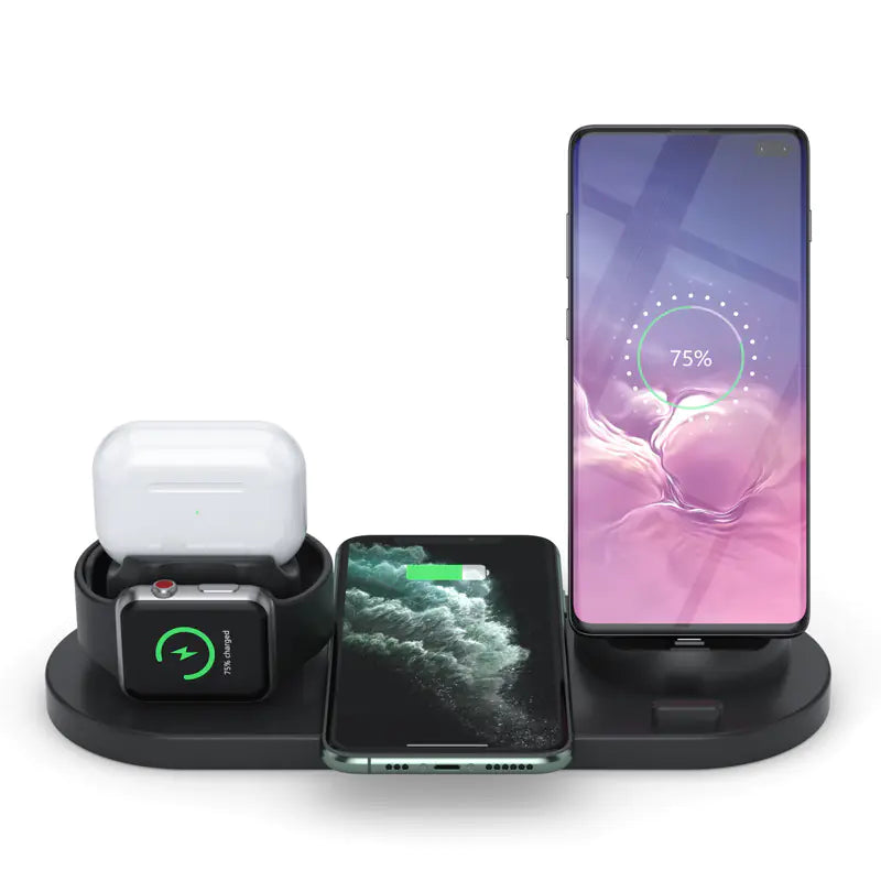 New 6-in-1 Wireless Charger for Phones, Watches, Earbuds - Oana Prime Shop