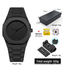 Phantom Black 41mm Quartz Watch by Jean Poedagar (One Set) - Oana Prime Shop