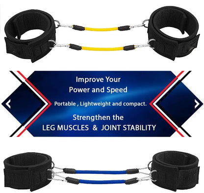Multi-Spec Latex Resistance Bands Set for Leg Training