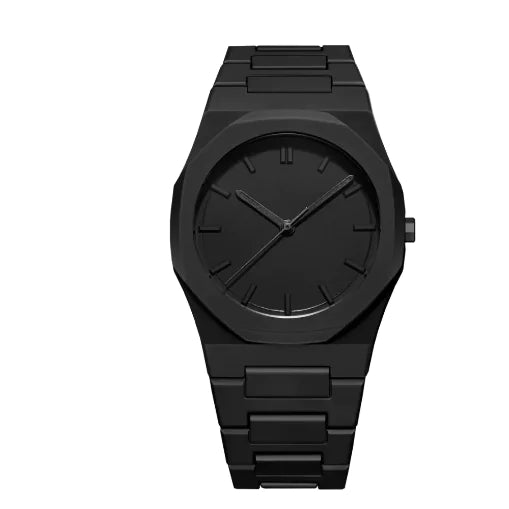 Phantom Black 41mm Quartz Watch by Jean Poedagar (One Set) - Oana Prime Shop