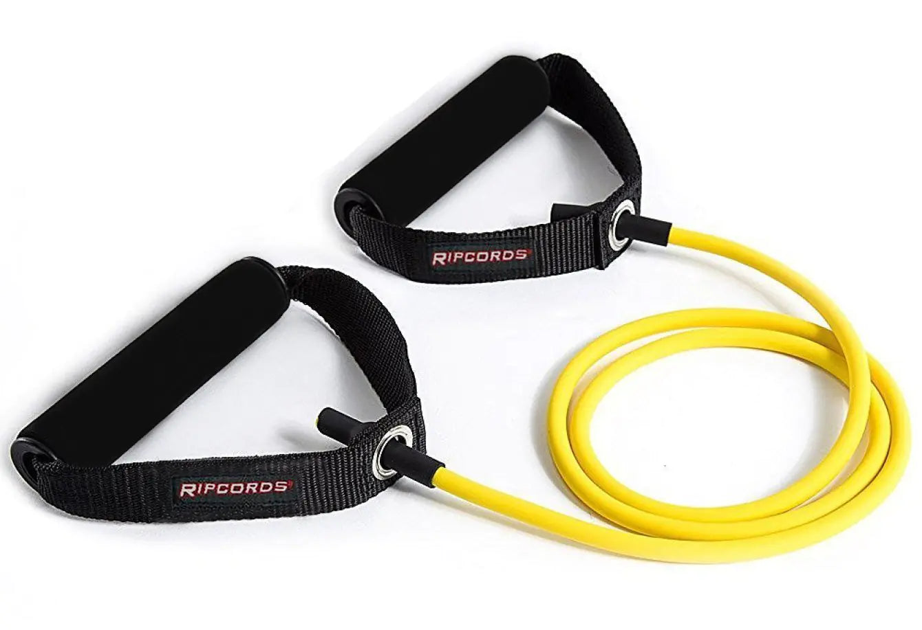 Ripcords Resistance Exercise Bands: Yellow Ripcord (Very Light) - Oana Prime Shop