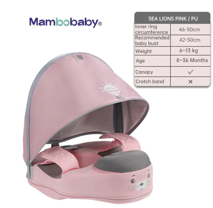 Smart Swim Trainer with Sunshade Canopy (Single)