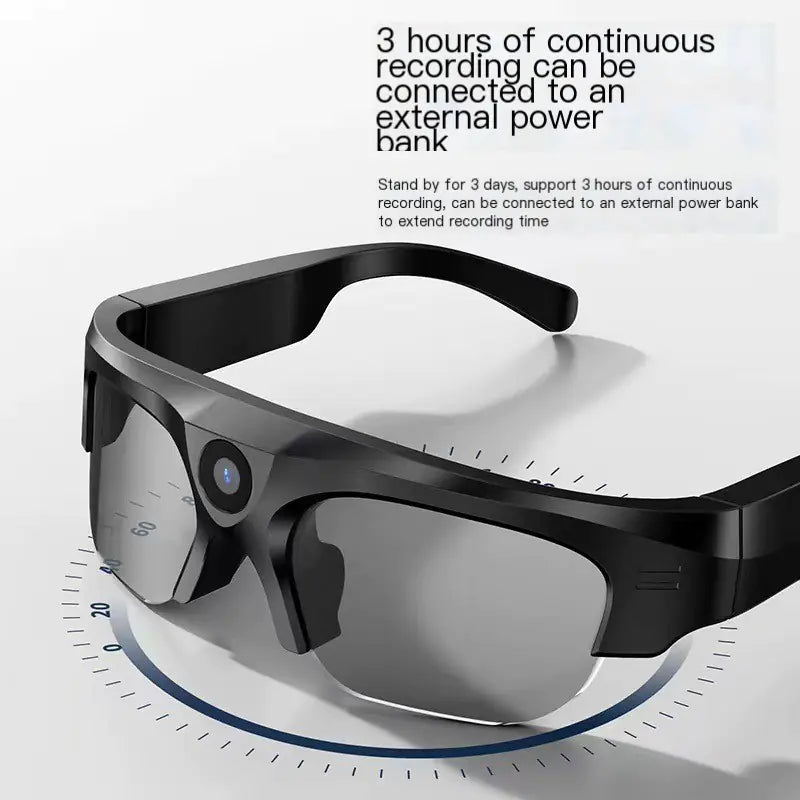 Smart Glasses HD 1080P Sports Sunglasses with Camera