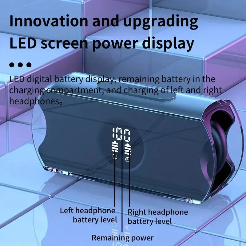 True Wireless Bluetooth Earphones for Sports and Running