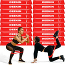 Deekin 20 Pcs Resistance Bands Resistance Loop Exercise Bands Exercise Equipment Elastic Band for Women and Men Home Fitness Gym Yoga (Red 35-40 lbs) - Oana Prime Shop